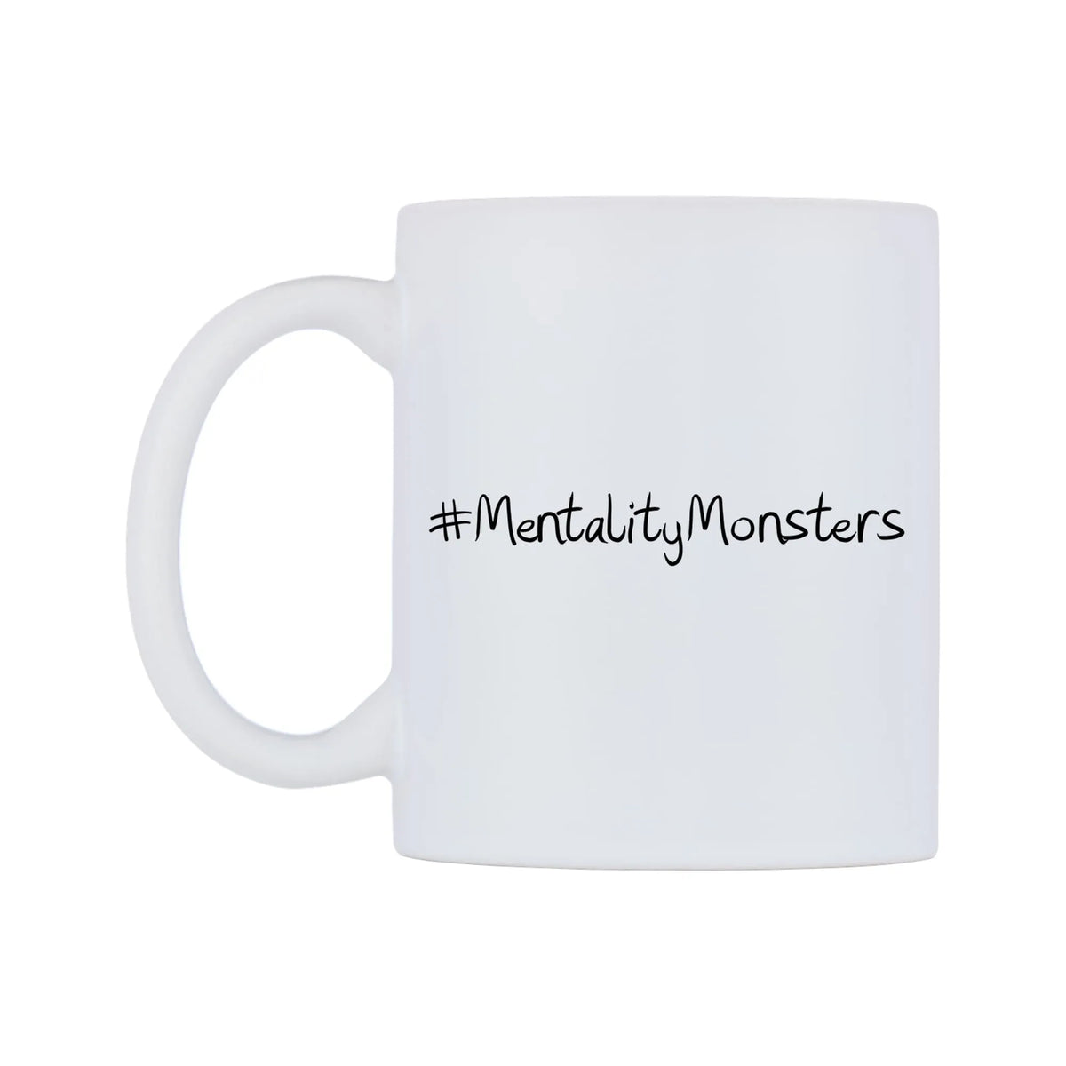 MentalityMonsters Mug — mug, right side, on a white background