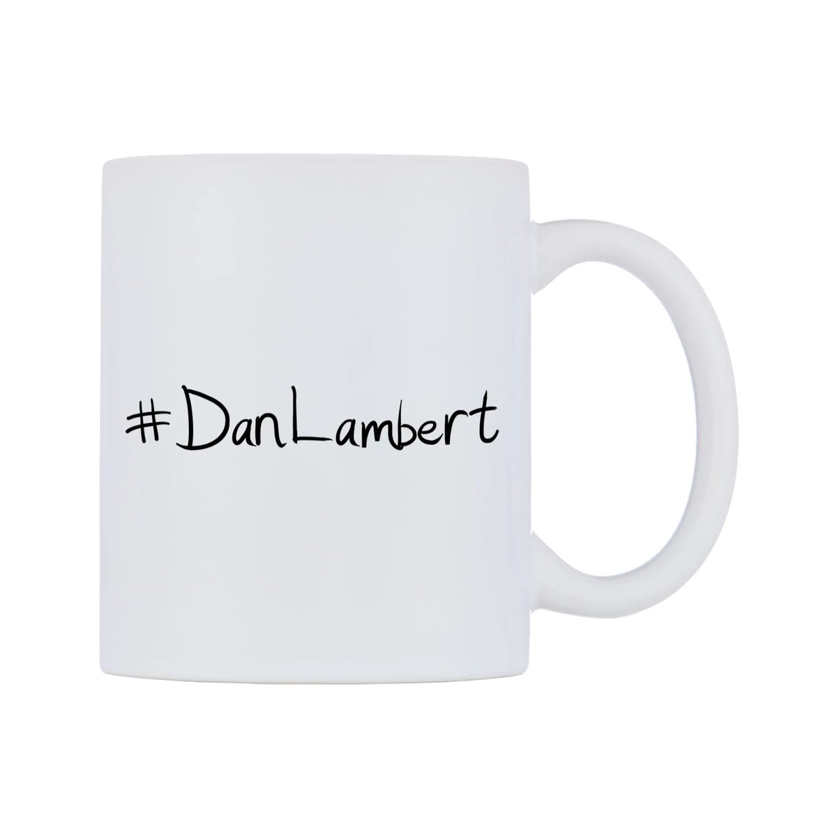 DanLambert Mug — mug, left side, on a white background