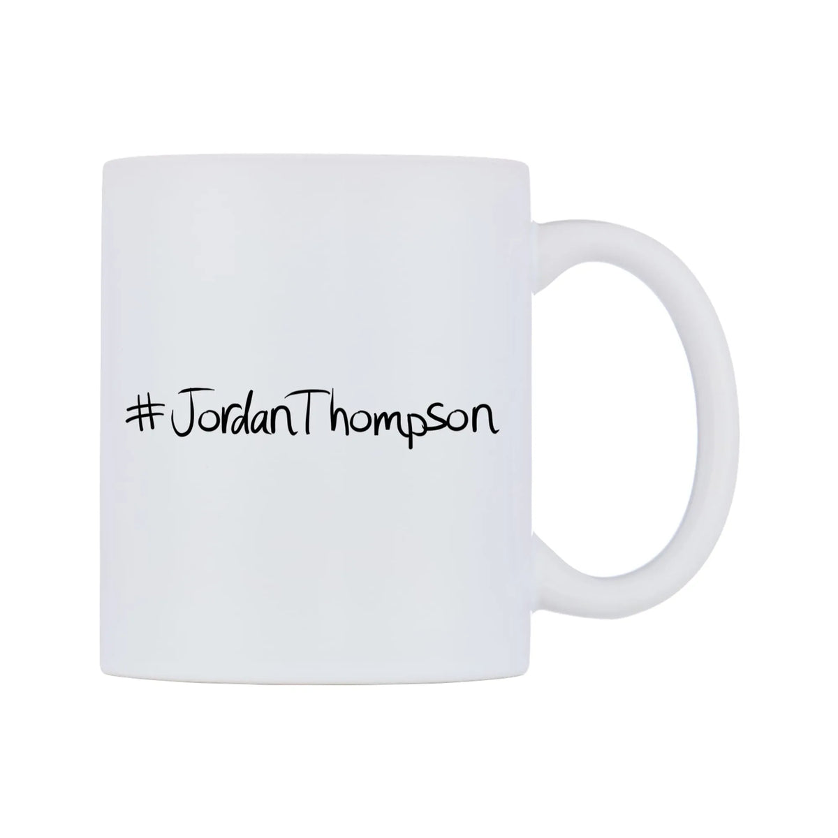 JordanThompson Mug — mug, left side, on a white background