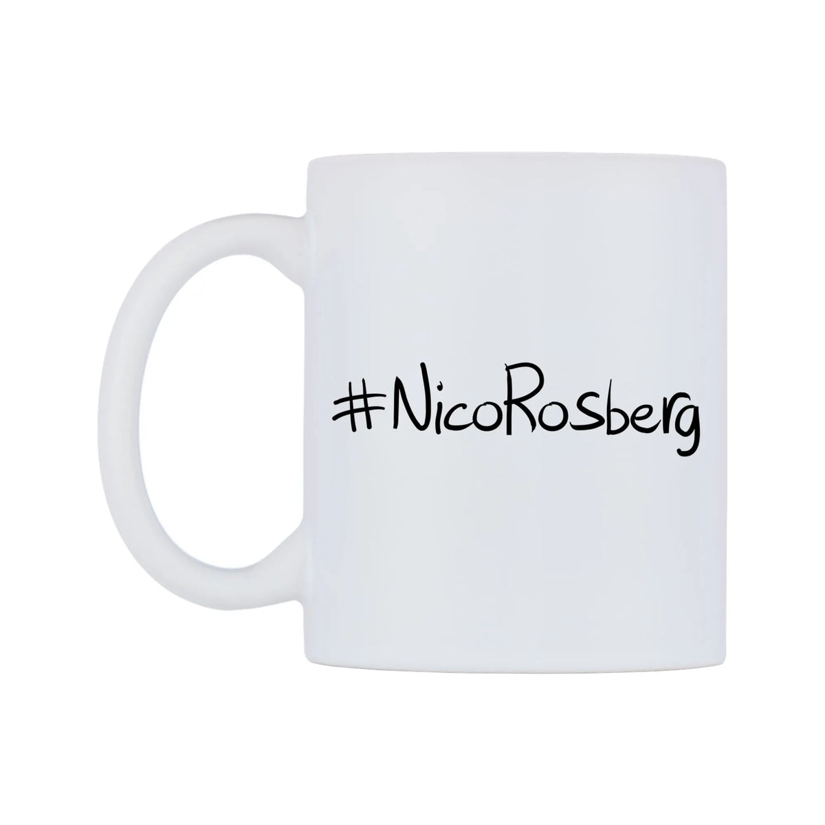 NicoRosberg Mug — mug, right side, on a white background