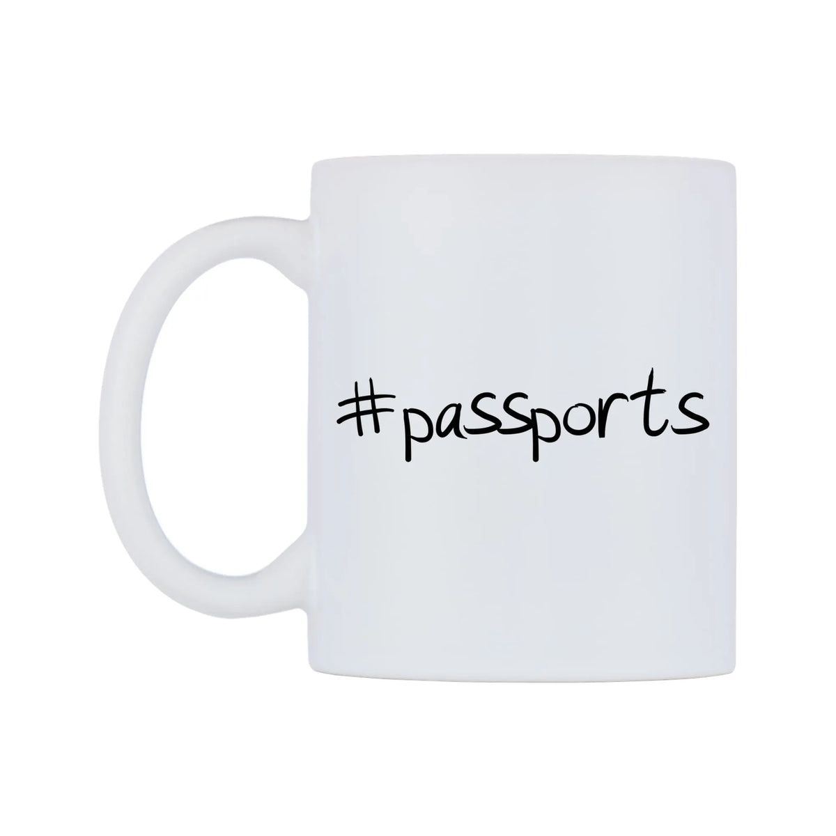 passports Mug — mug, right side, on a white background