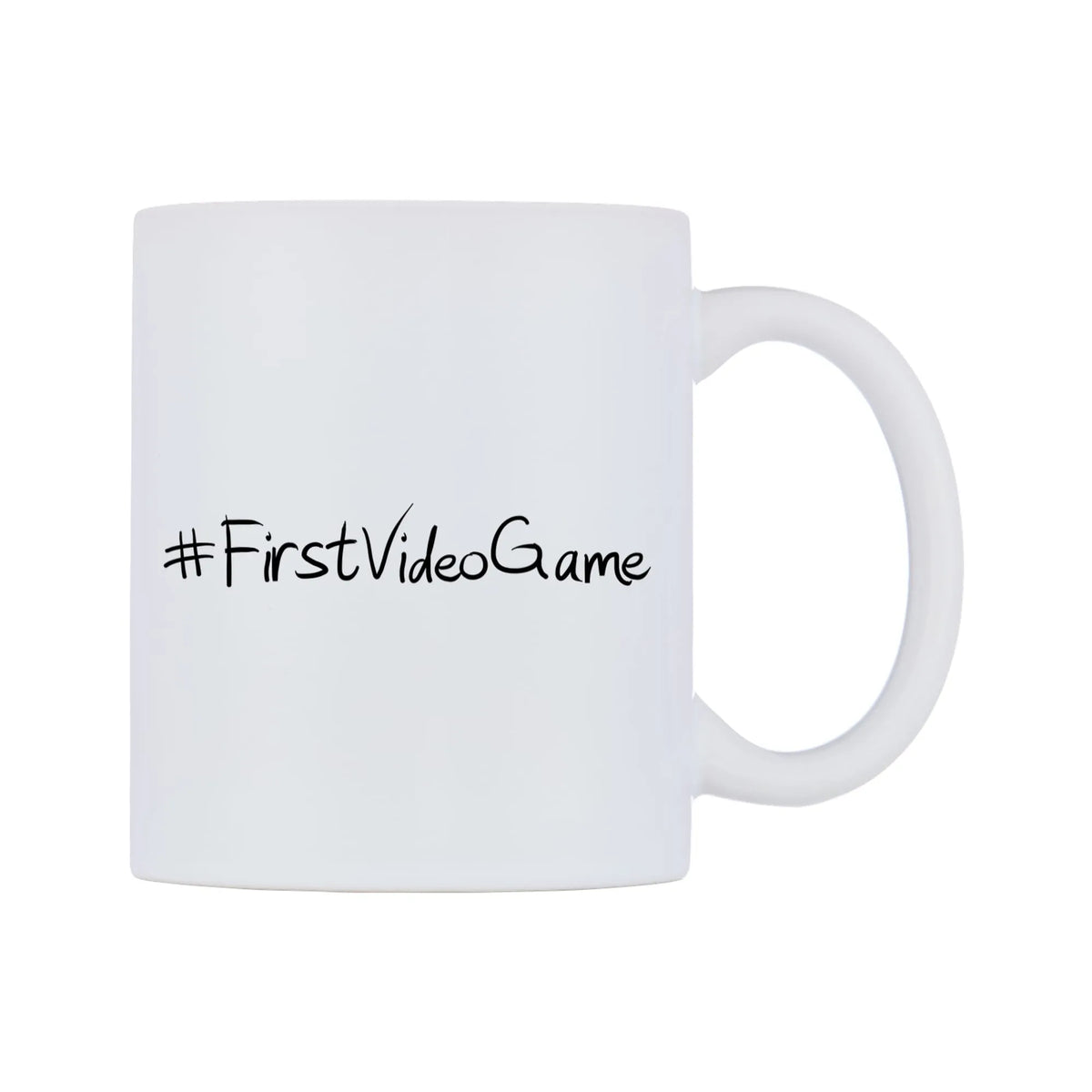 FirstVideoGame Mug — mug, left side, on a white background