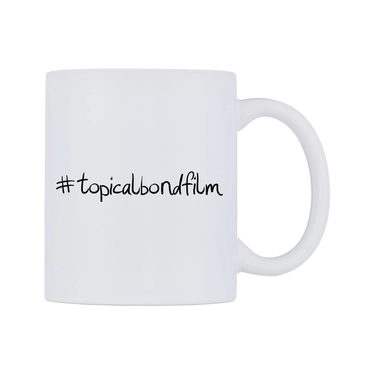 topicalbondfilm Mug — mug, left side, on a white background
