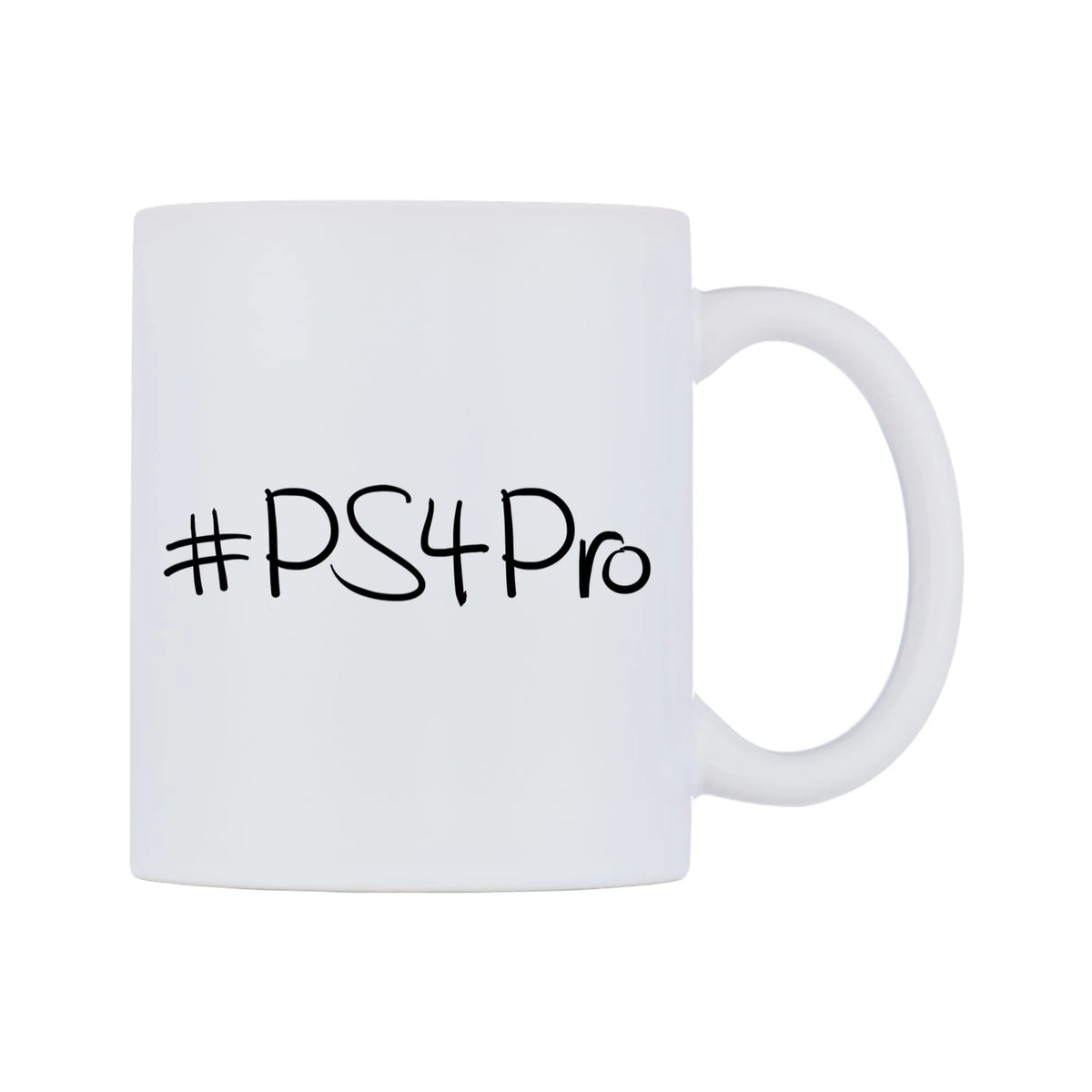 PS4Pro Mug — mug, left side, on a white background