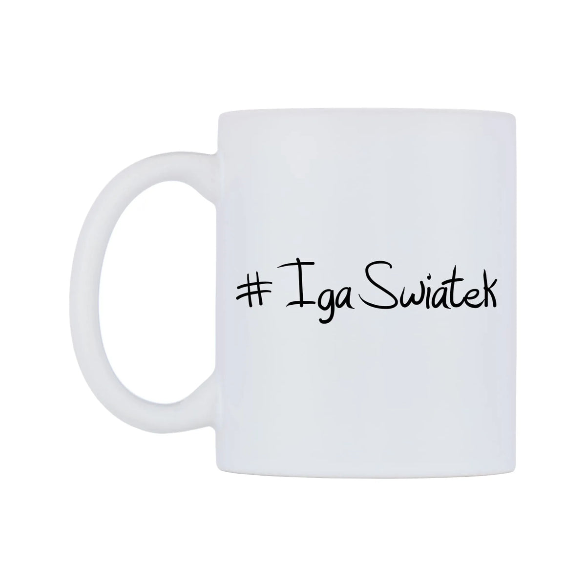IgaSwiatek Mug — mug, right side, on a white background