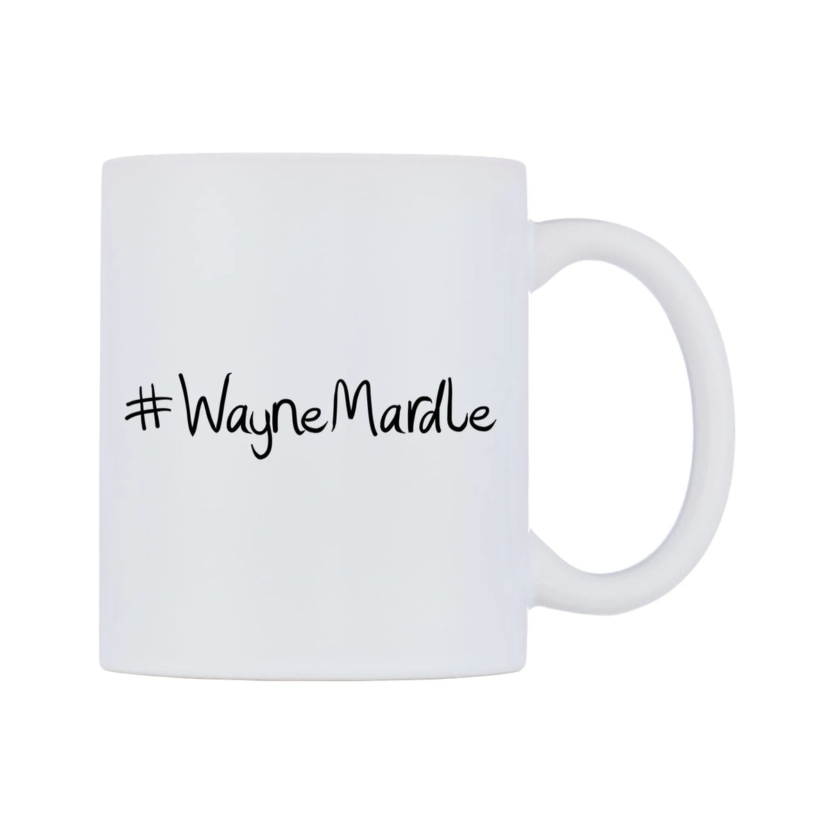 WayneMardle Mug — mug, left side, on a white background