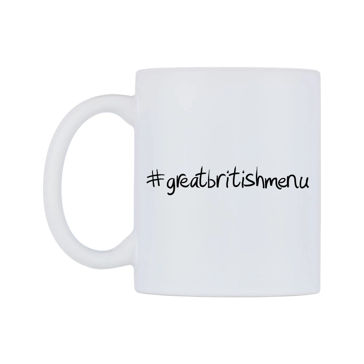 greatbritishmenu Mug — mug, right side, on a white background