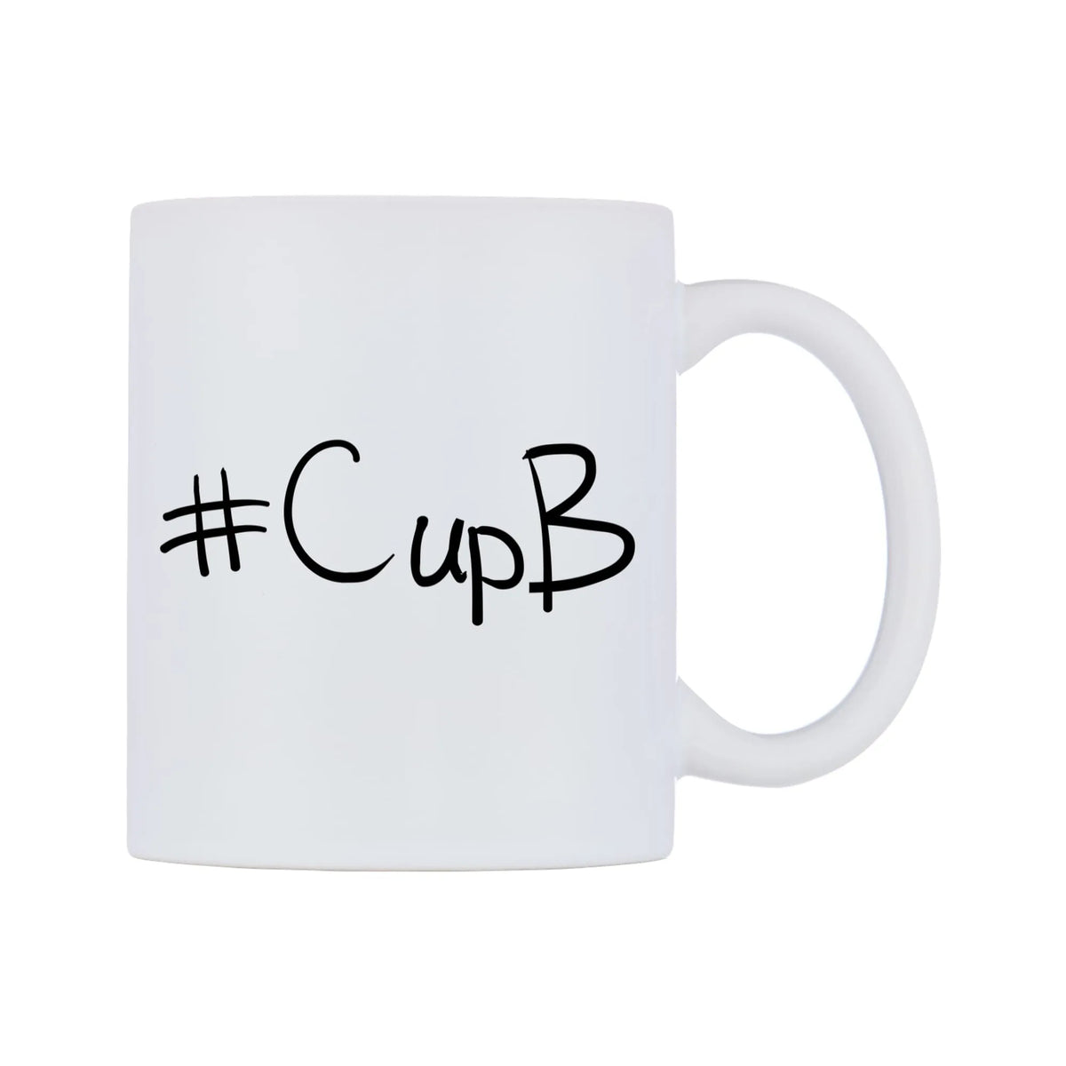 CupB Mug — mug, left side, on a white background