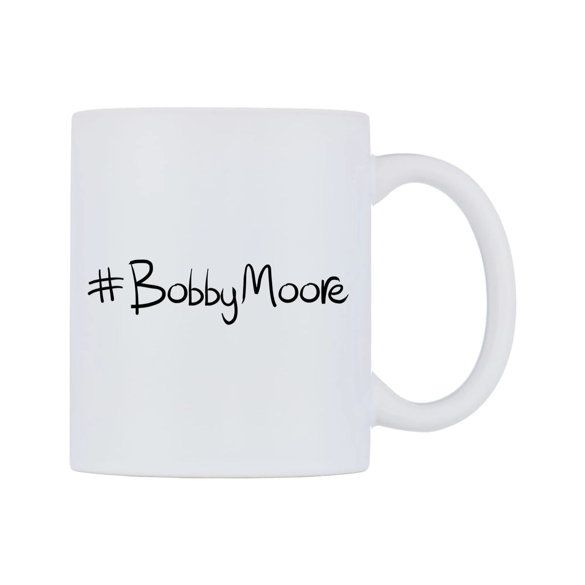 BobbyMoore Mug — mug, left side, on a white background