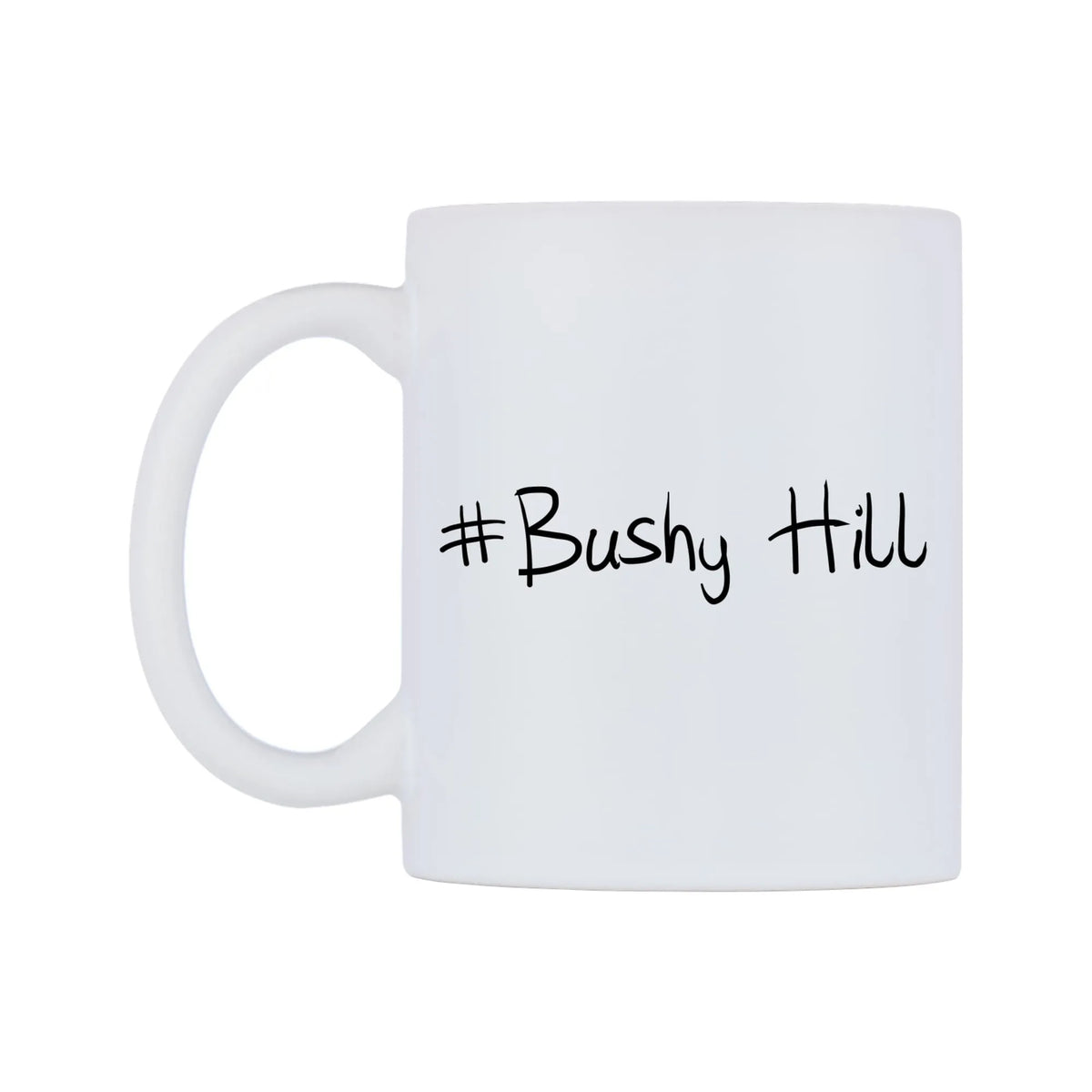 Bushy Hill Mug — mug, right side, on a white background