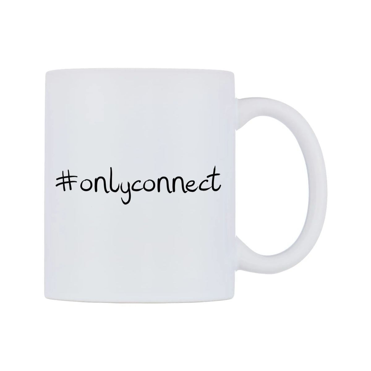 onlyconnect Mug — mug, left side, on a white background