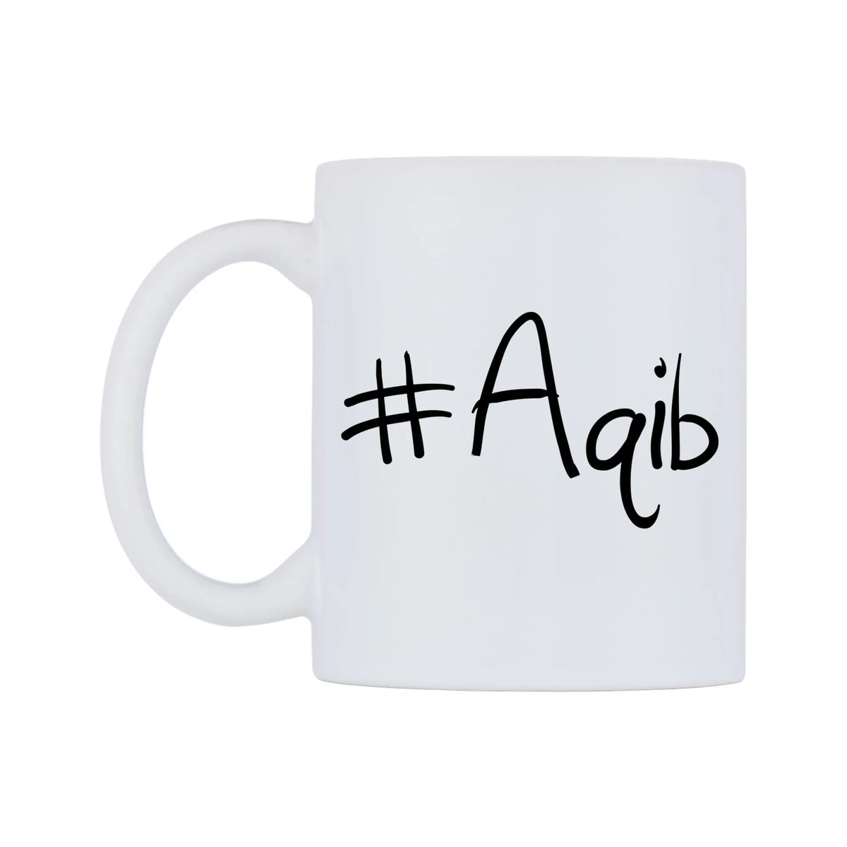 Aqib Mug — mug, right side, on a white background