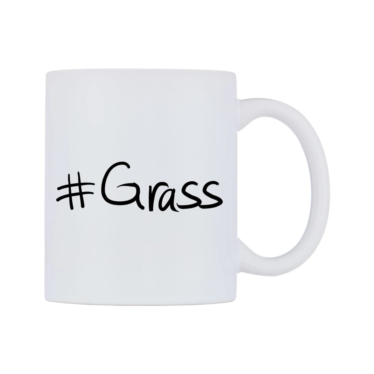 Grass Mug — mug, left side, on a white background