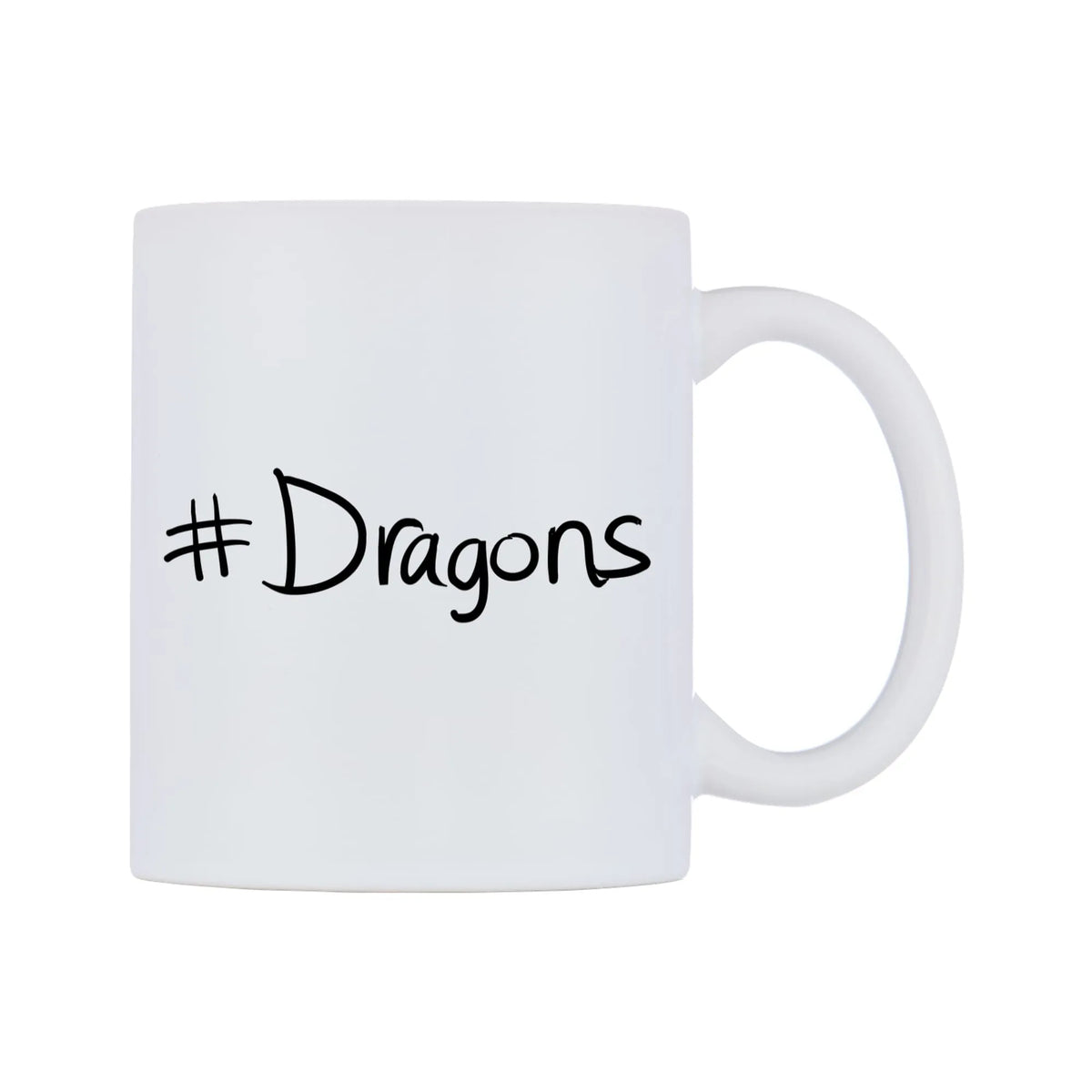 Dragons Mug — mug, left side, on a white background