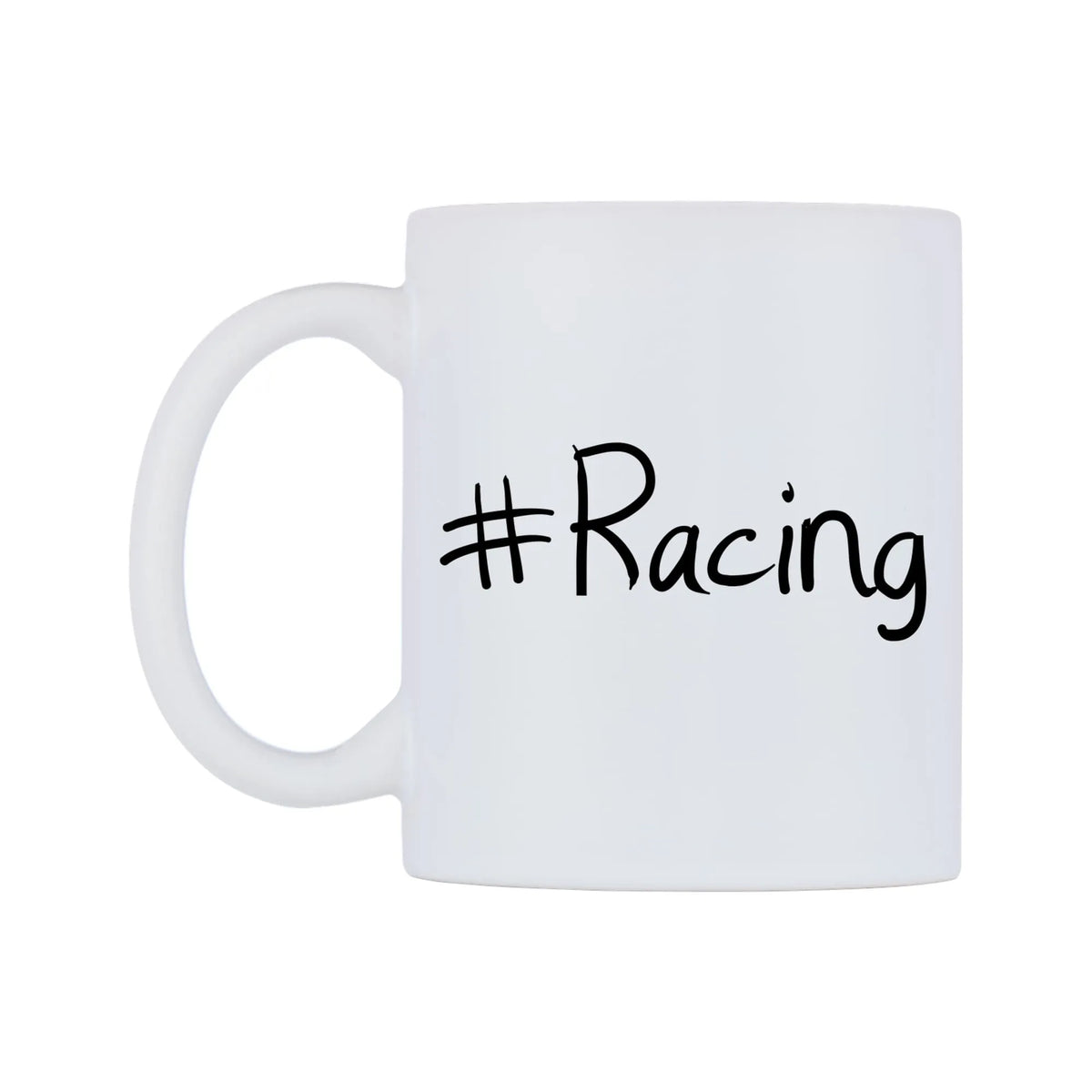 Racing Mug — mug, right side, on a white background