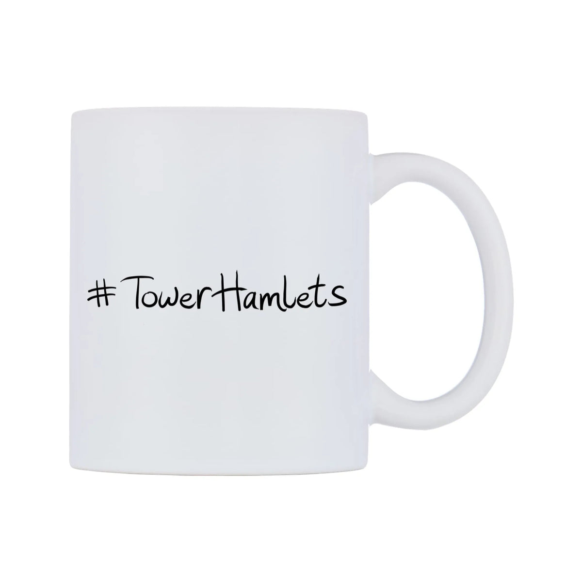 TowerHamlets Mug — mug, left side, on a white background