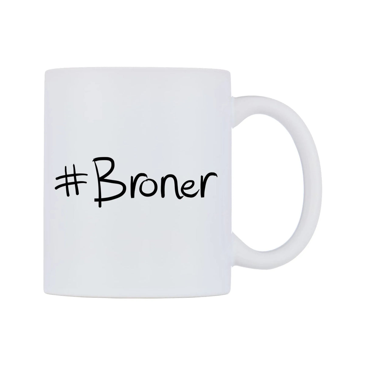 Broner Mug — mug, left side, on a white background
