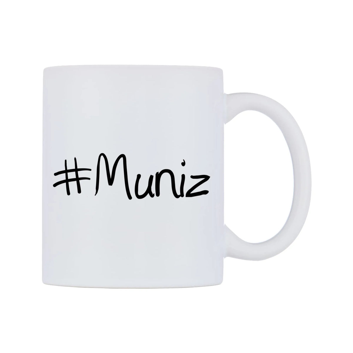 Muniz Mug — mug, left side, on a white background