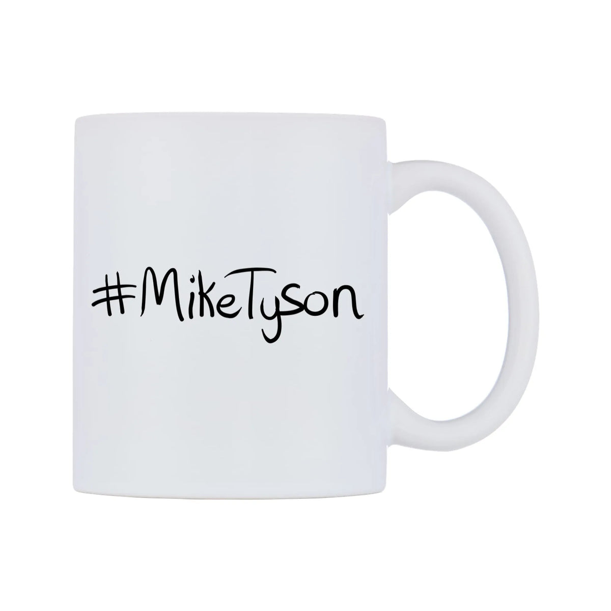 MikeTyson Mug — mug, left side, on a white background
