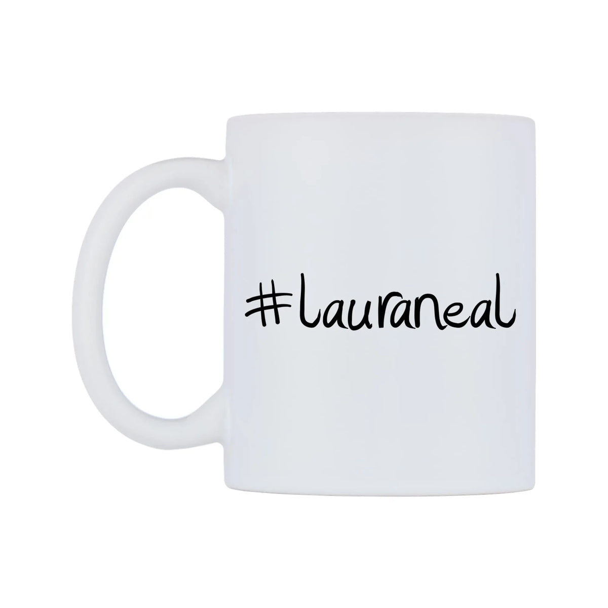 lauraneal Mug — mug, right side, on a white background