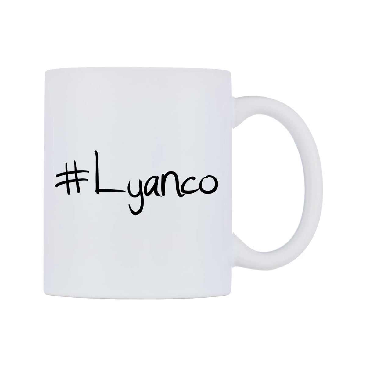 Lyanco Mug — mug, left side, on a white background