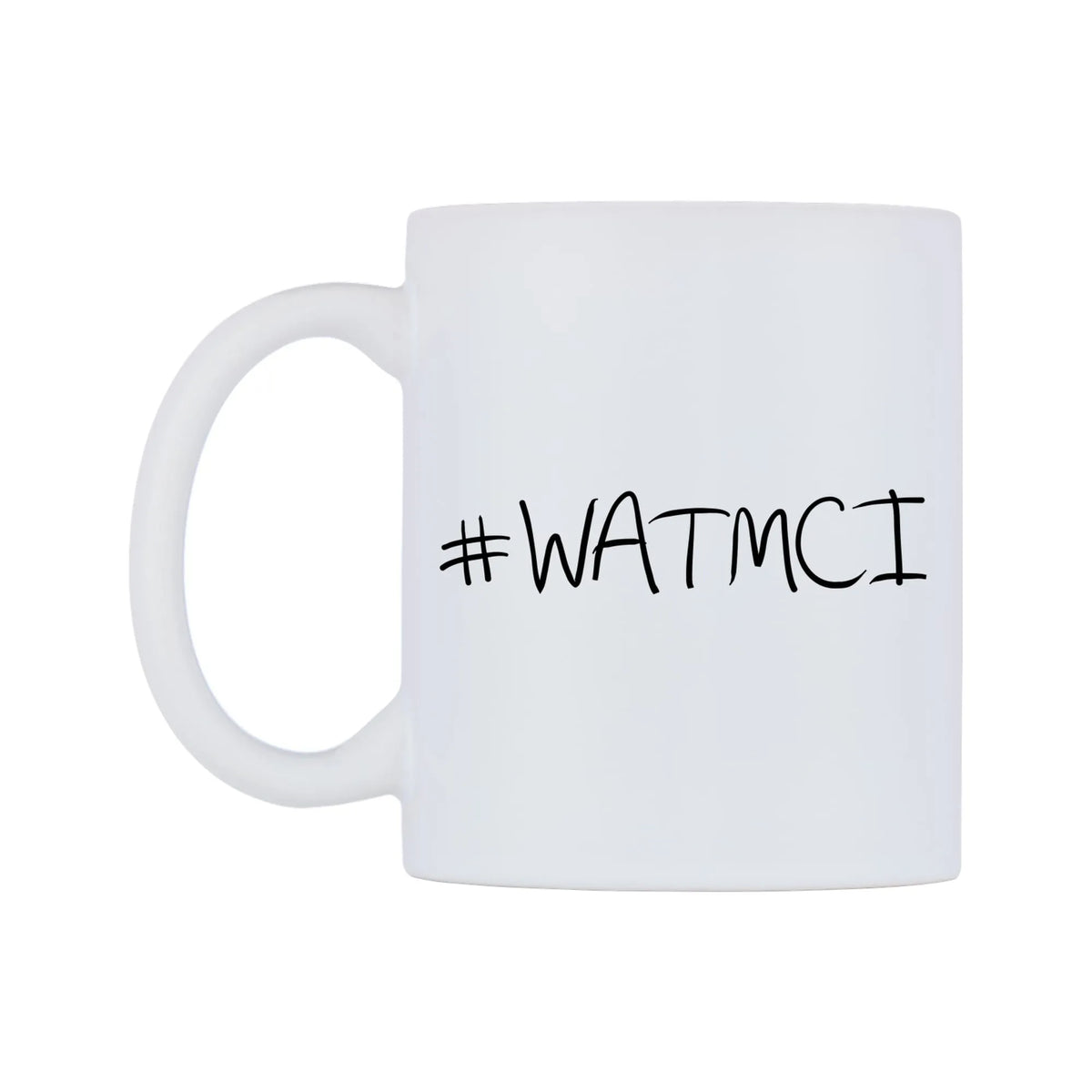 WATMCI Mug — mug, right side, on a white background