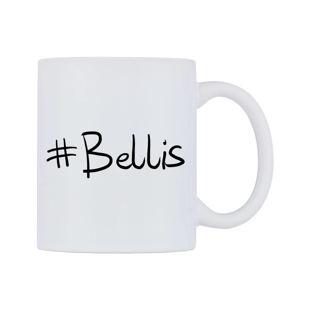 Bellis Mug — mug, left side, on a white background