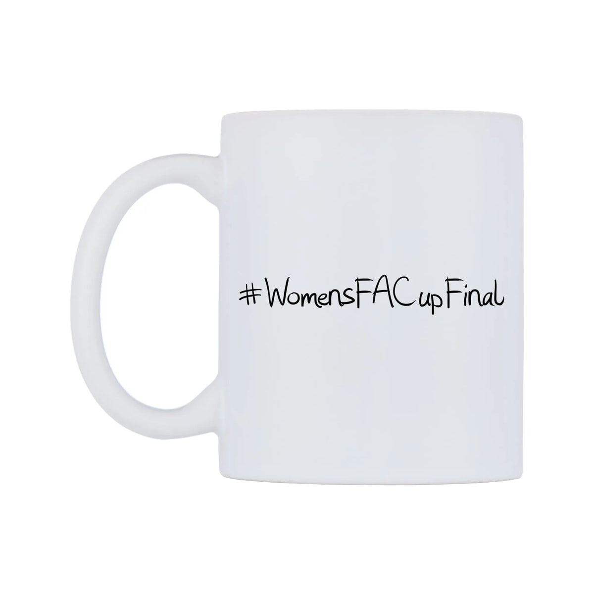 WomensFACupFinal Mug — mug, right side, on a white background