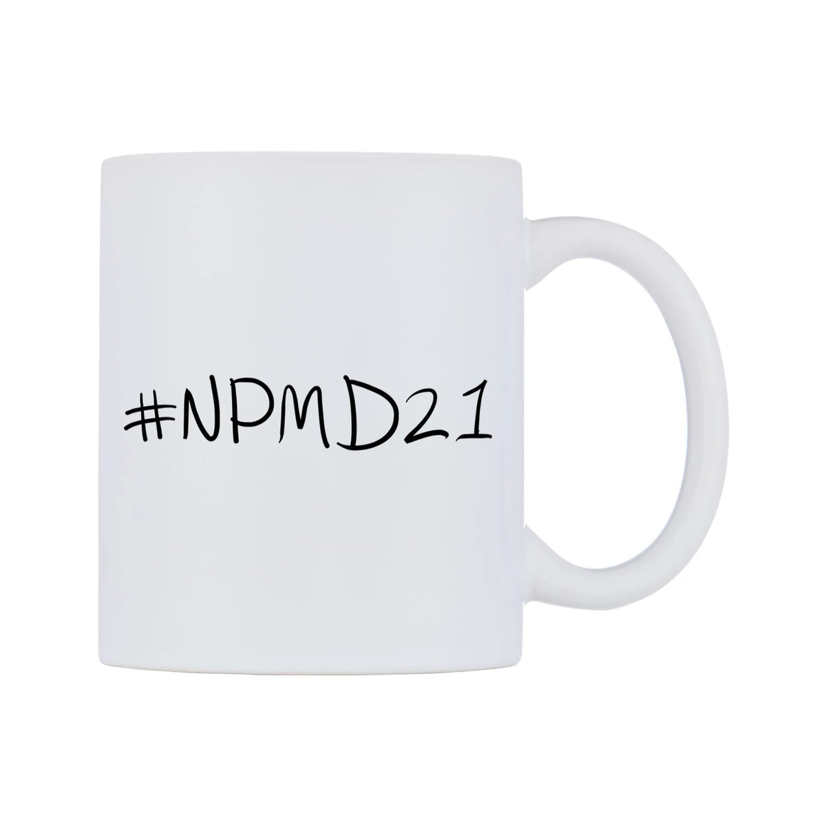 NPMD21 Mug — mug, left side, on a white background