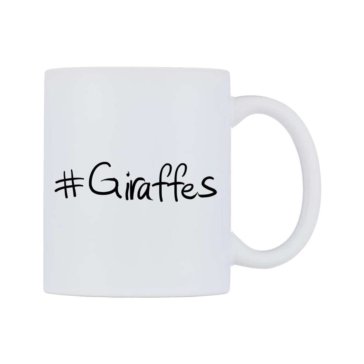 Giraffes Mug — mug, left side, on a white background