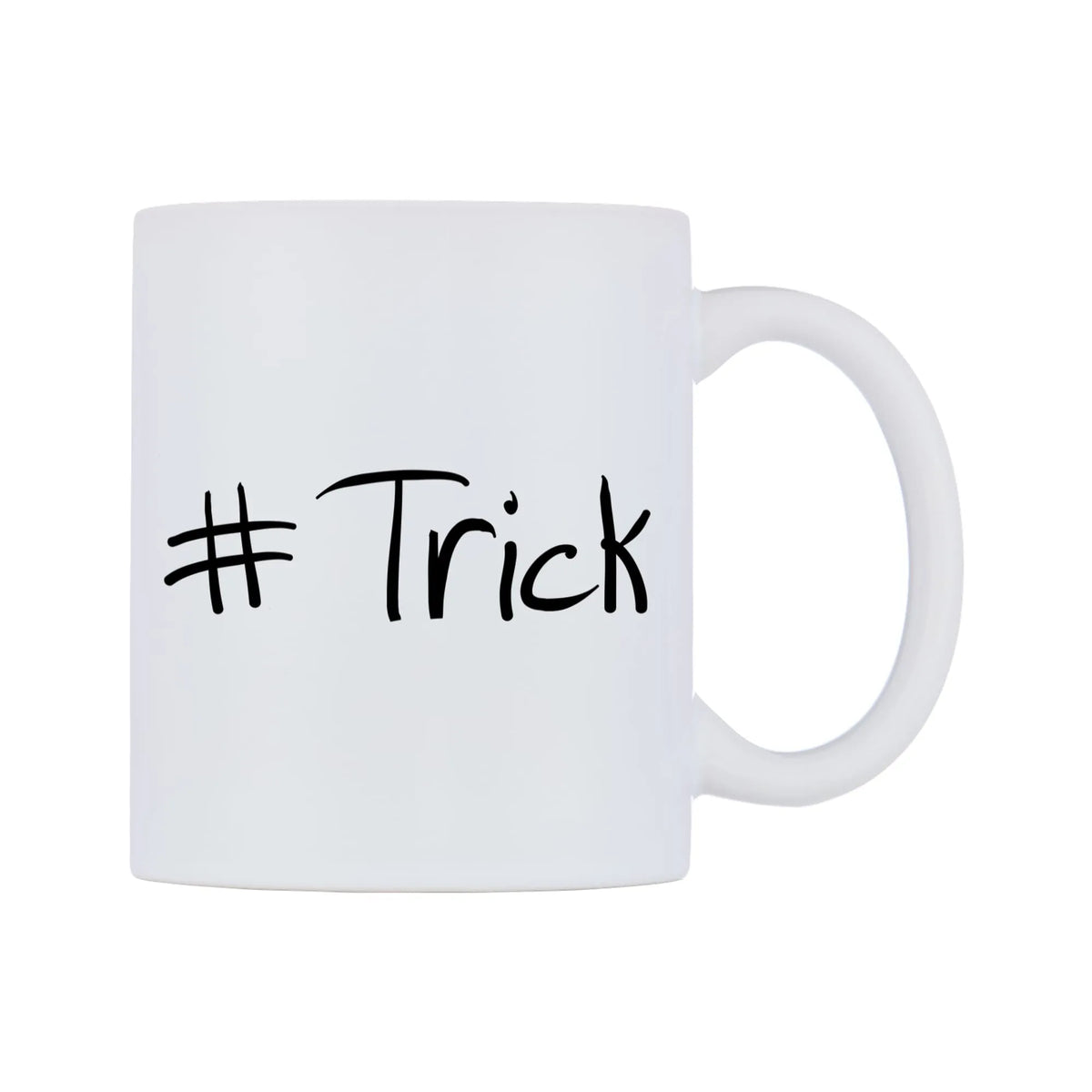 Trick Mug — mug, left side, on a white background