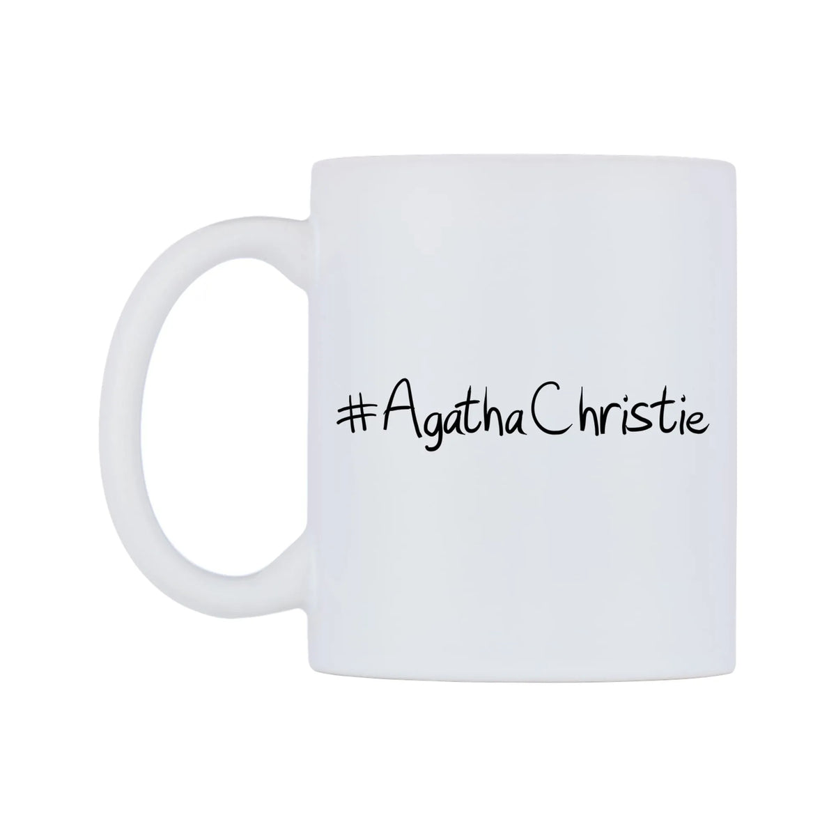 AgathaChristie Mug — mug, right side, on a white background