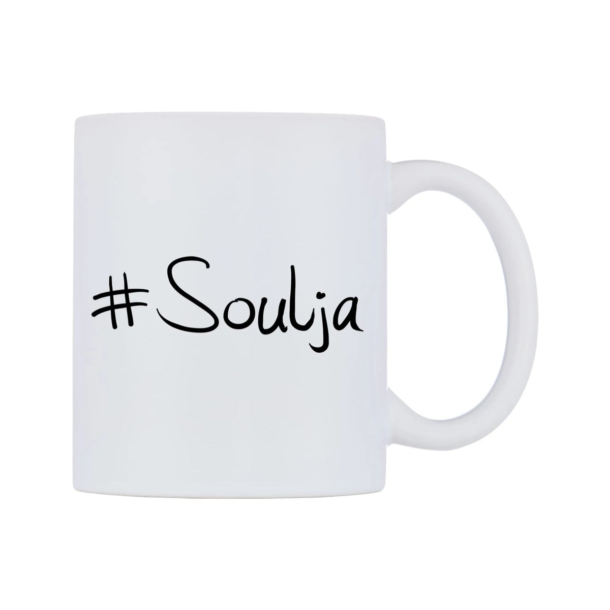 Soulja Mug — mug, left side, on a white background