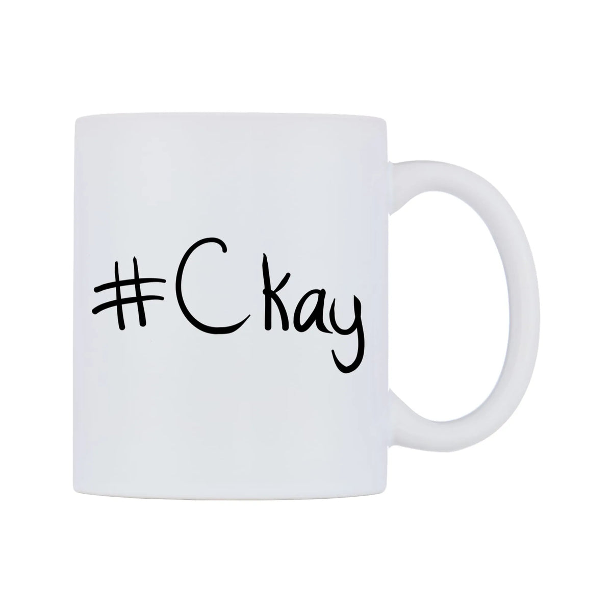 Ckay Mug — mug, left side, on a white background