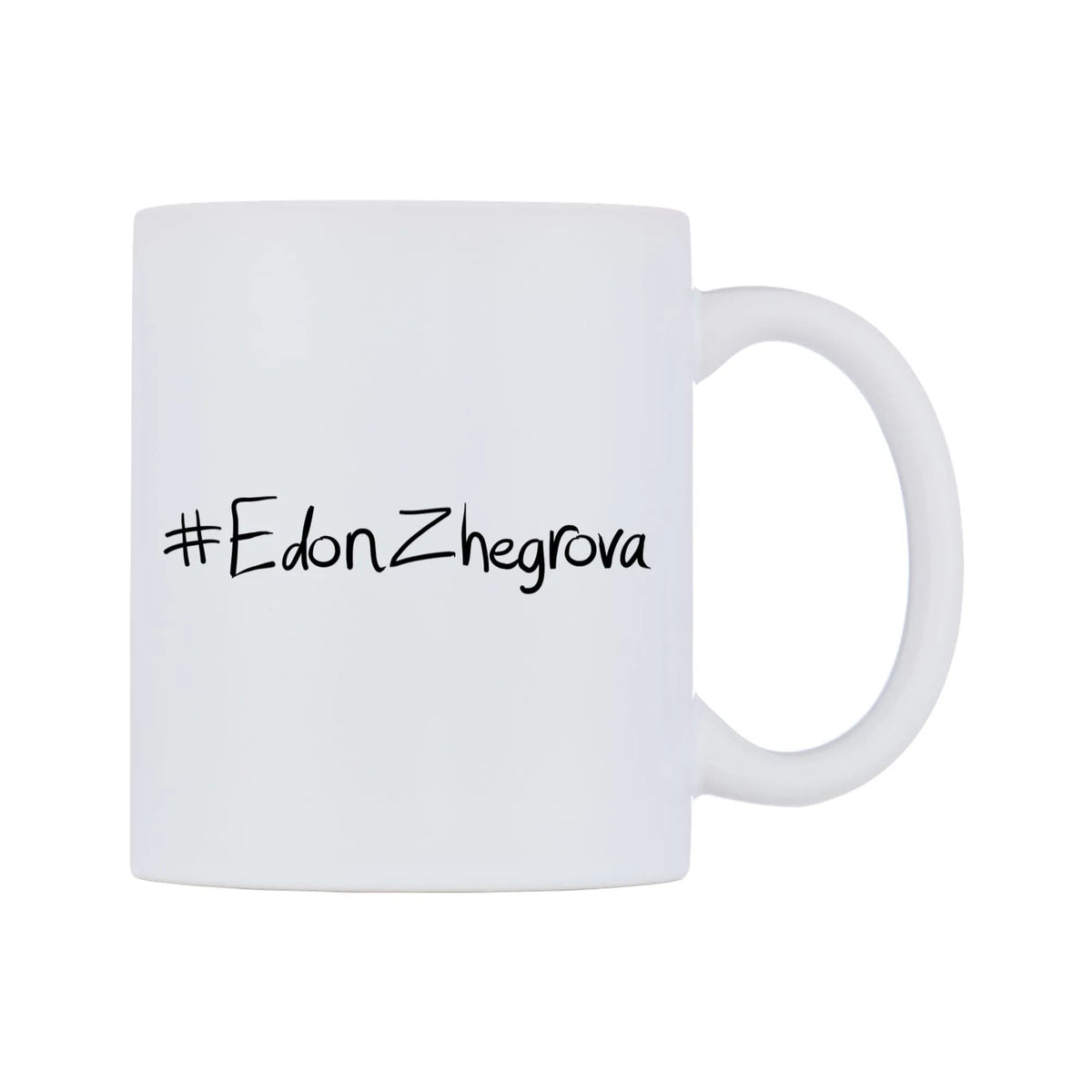 EdonZhegrova Mug — mug, left side, on a white background