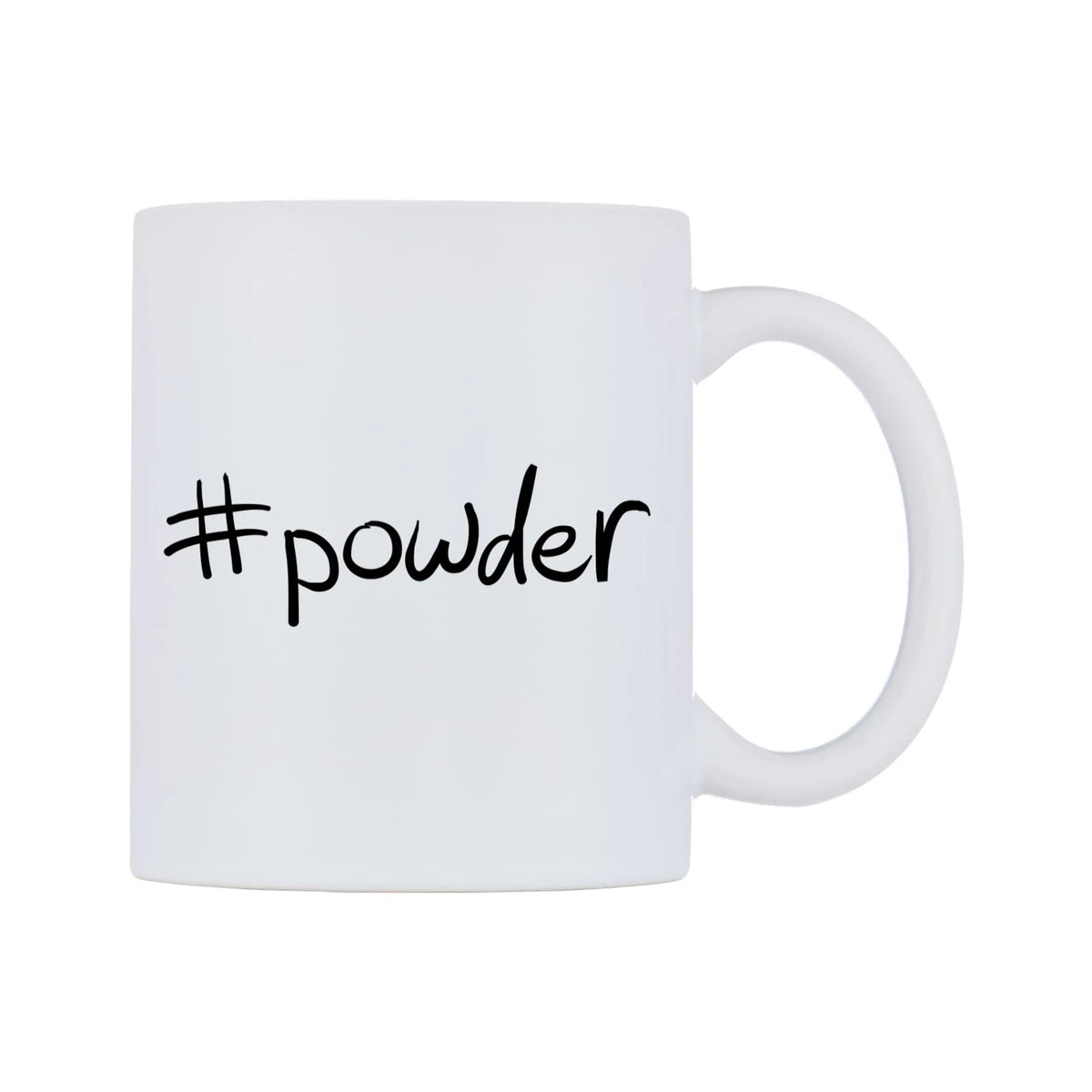 powder Mug — mug, left side, on a white background