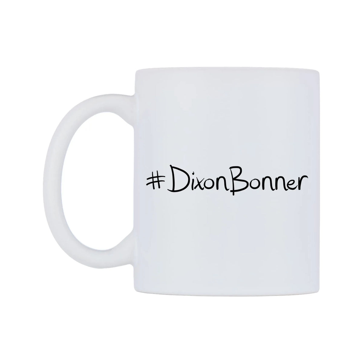 DixonBonner Mug — mug, right side, on a white background