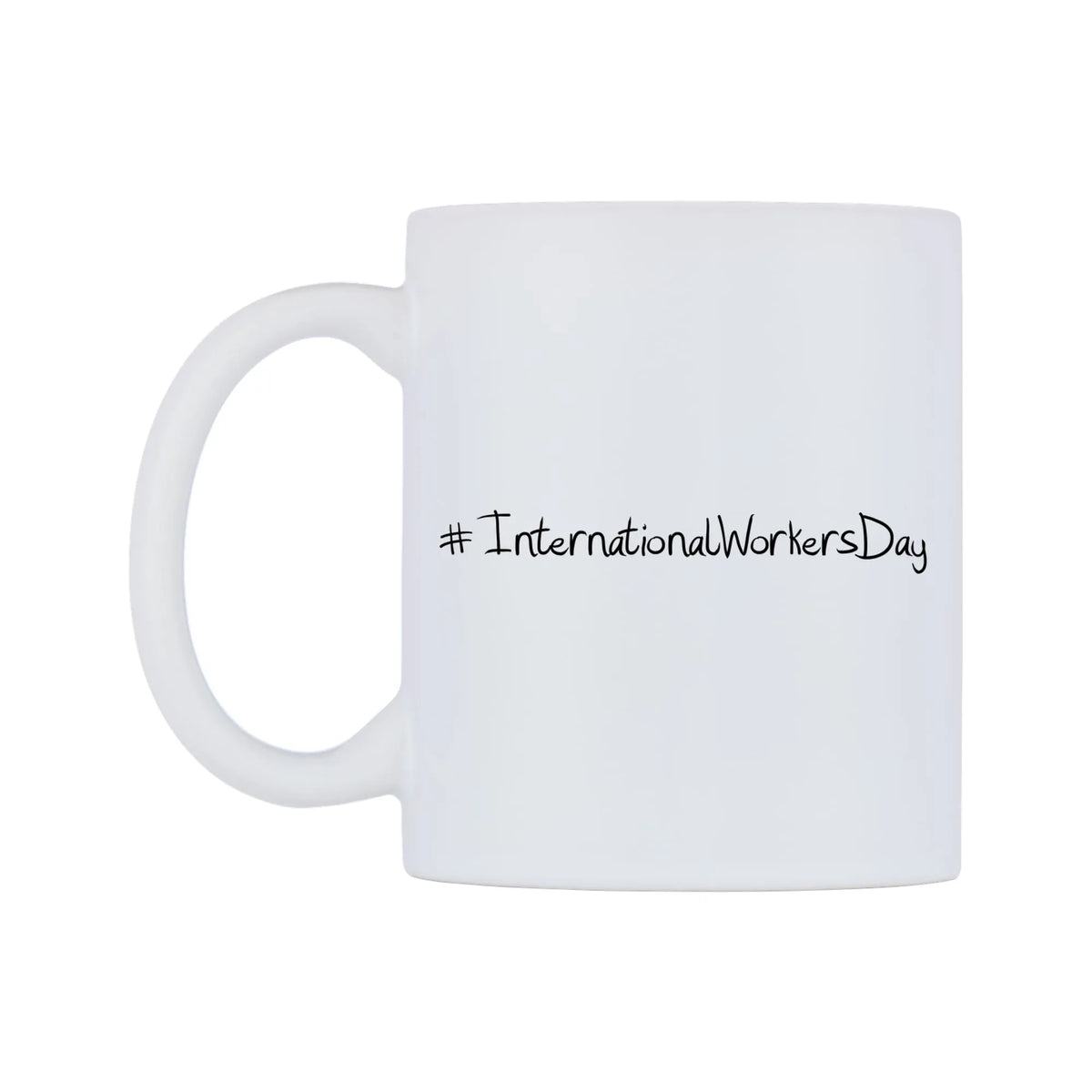InternationalWorkersDay Mug — mug, right side, on a white background