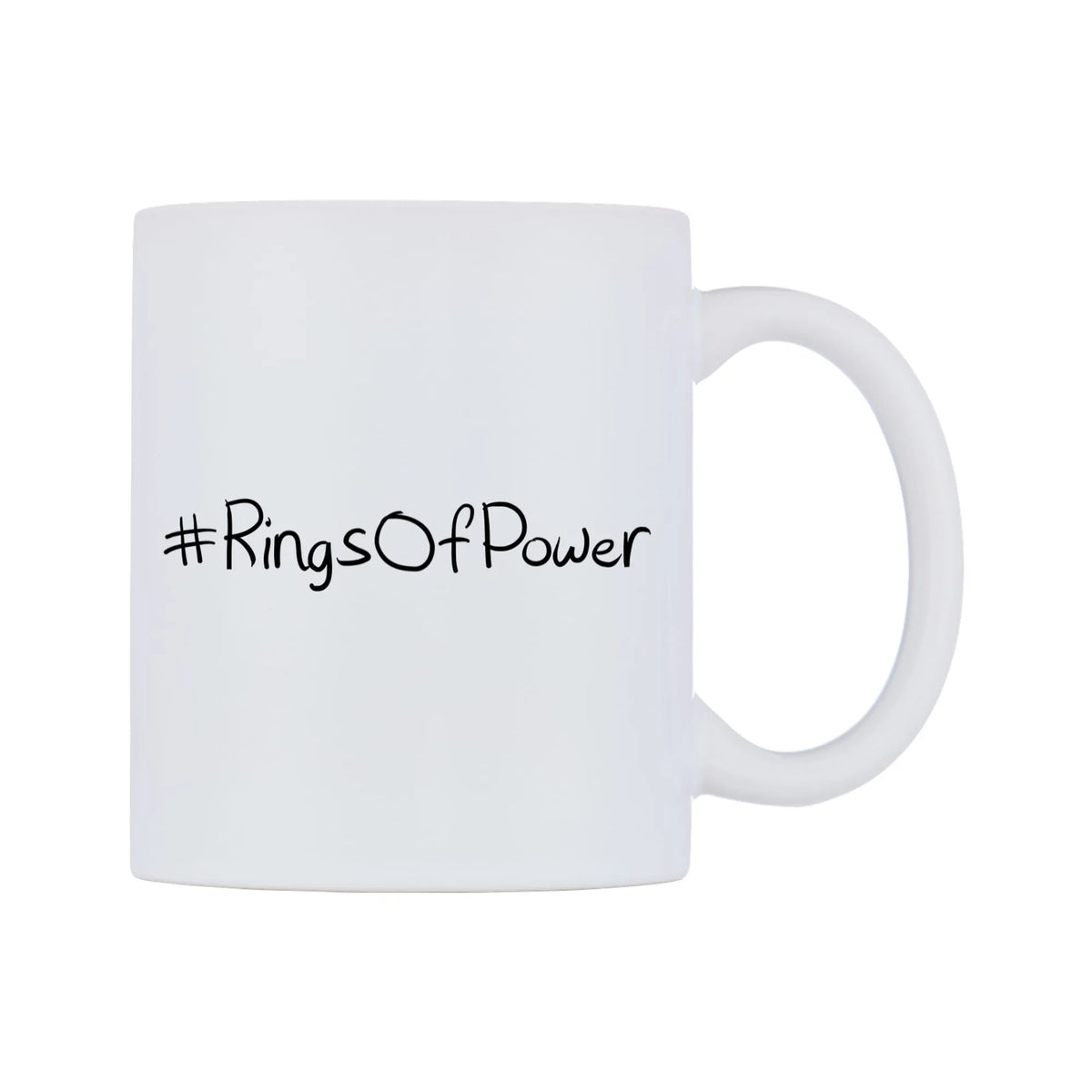 RingsOfPower Mug — mug, left side, on a white background