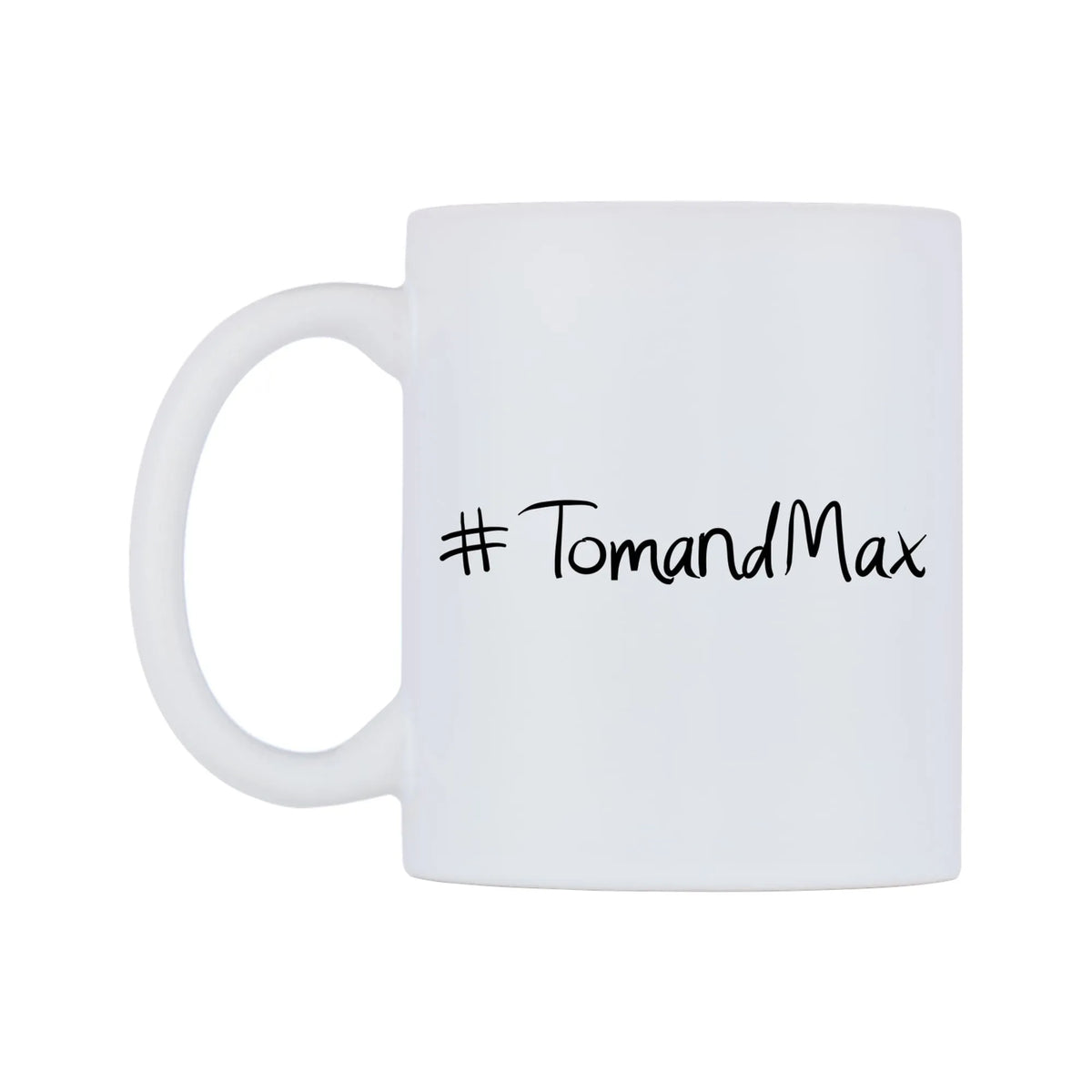 TomandMax Mug — mug, right side, on a white background