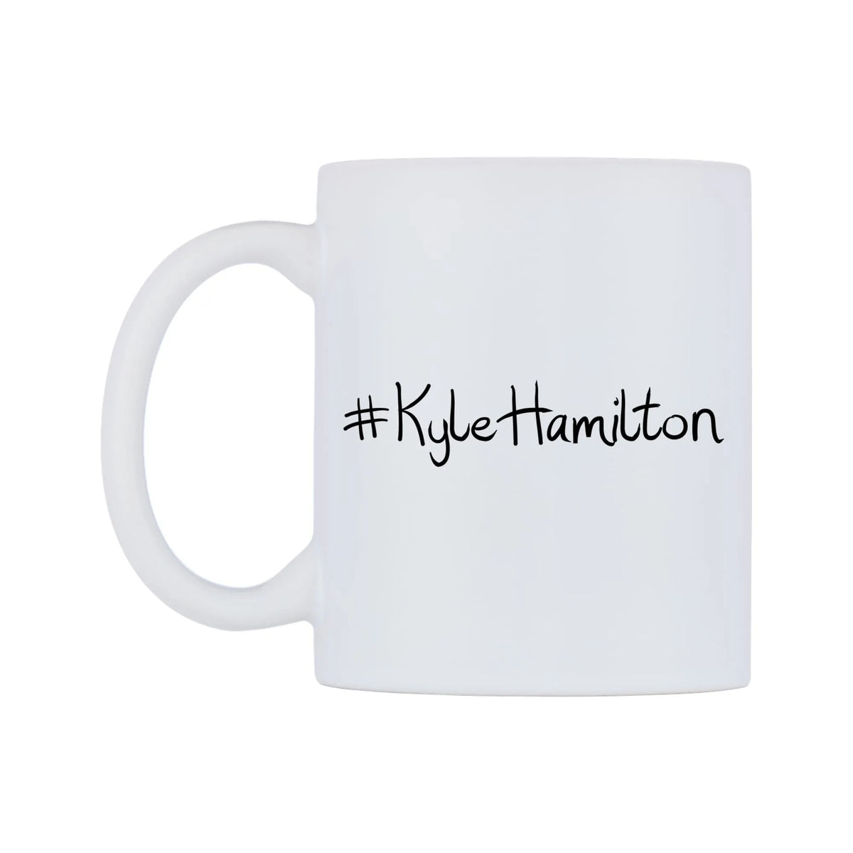 KyleHamilton Mug — mug, right side, on a white background