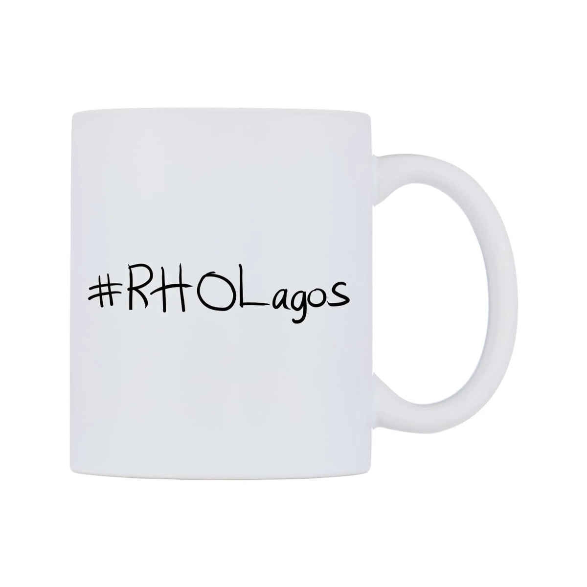 RHOLagos Mug — mug, left side, on a white background