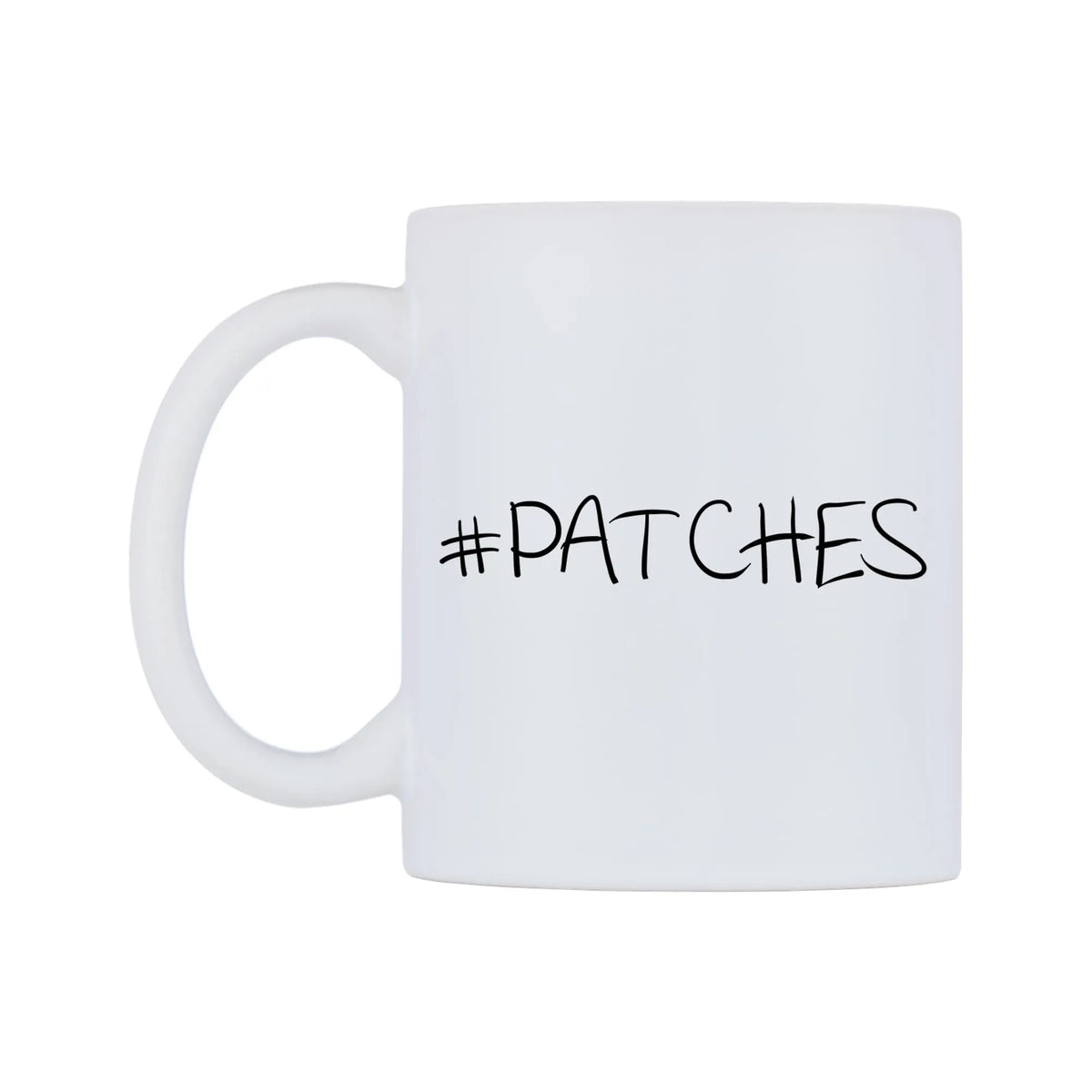 PATCHES Mug — mug, right side, on a white background