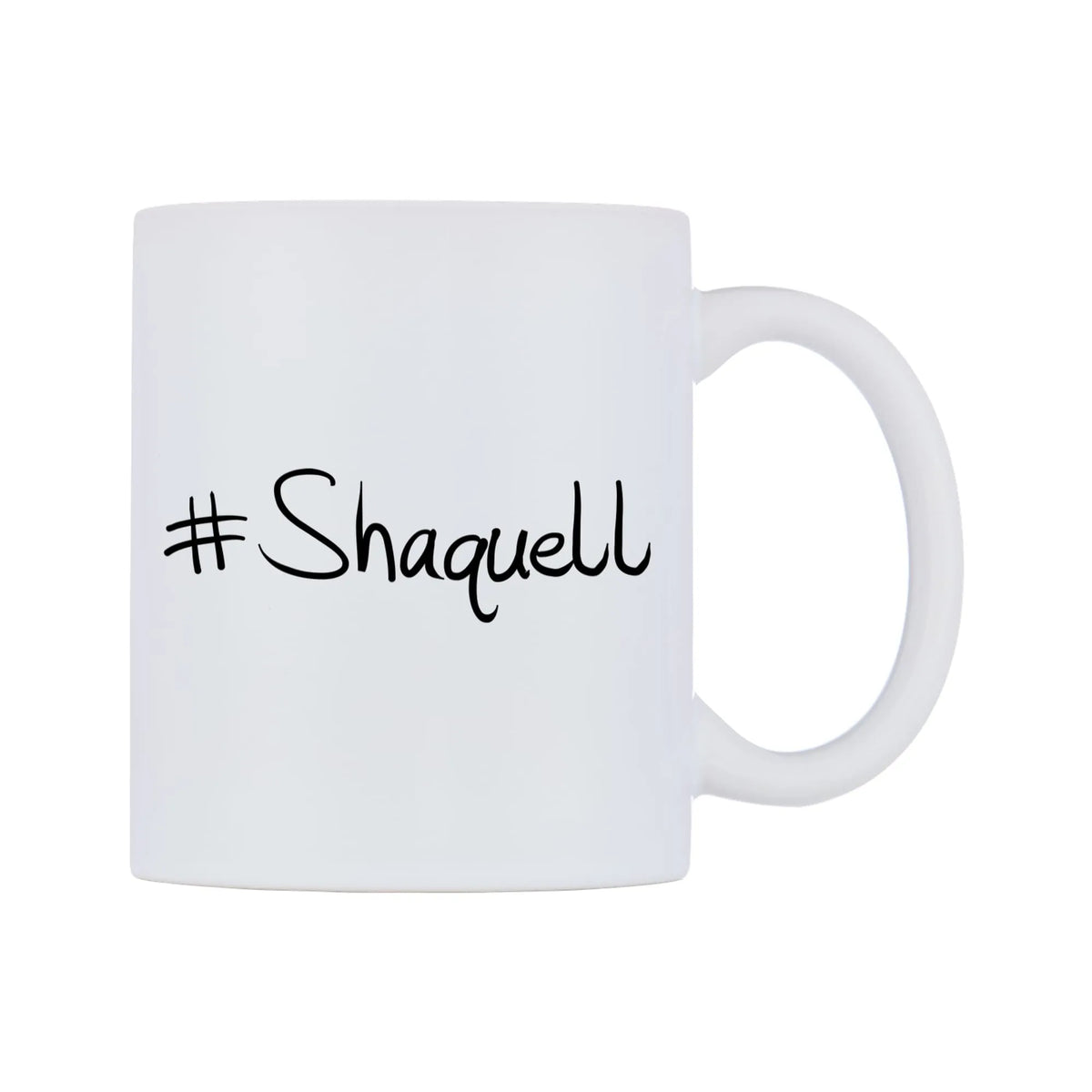 Shaquell Mug — mug, left side, on a white background