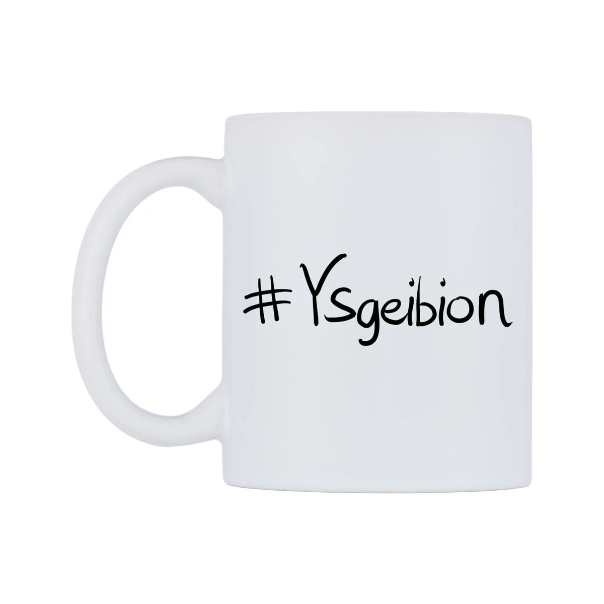 Ysgeibion Mug — mug, right side, on a white background