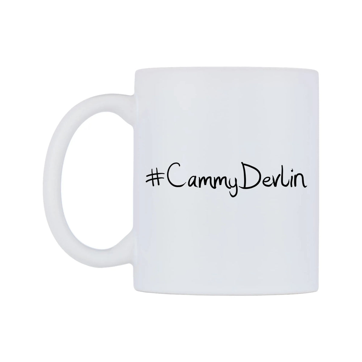 CammyDevlin Mug — mug, right side, on a white background