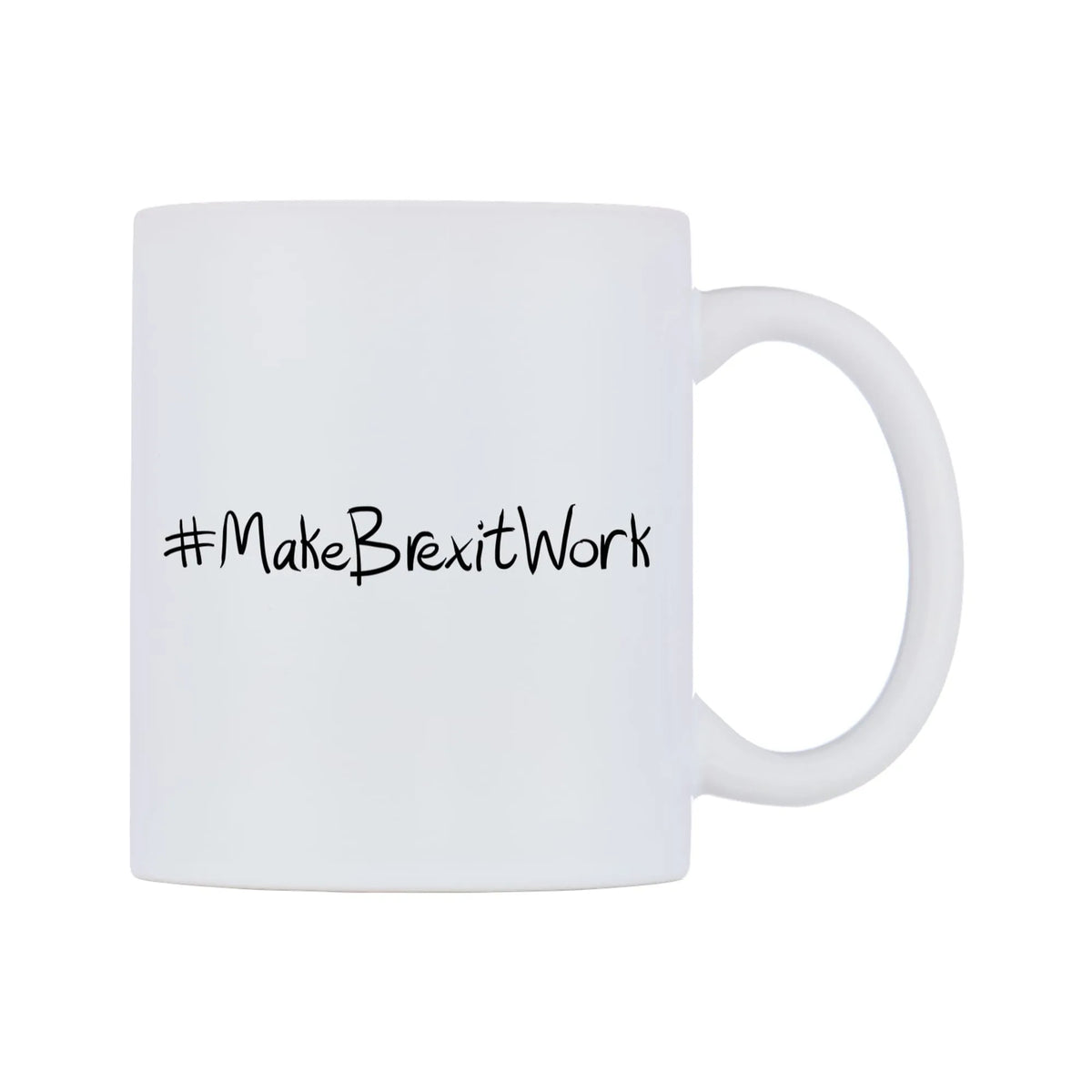 MakeBrexitWork Mug — mug, left side, on a white background
