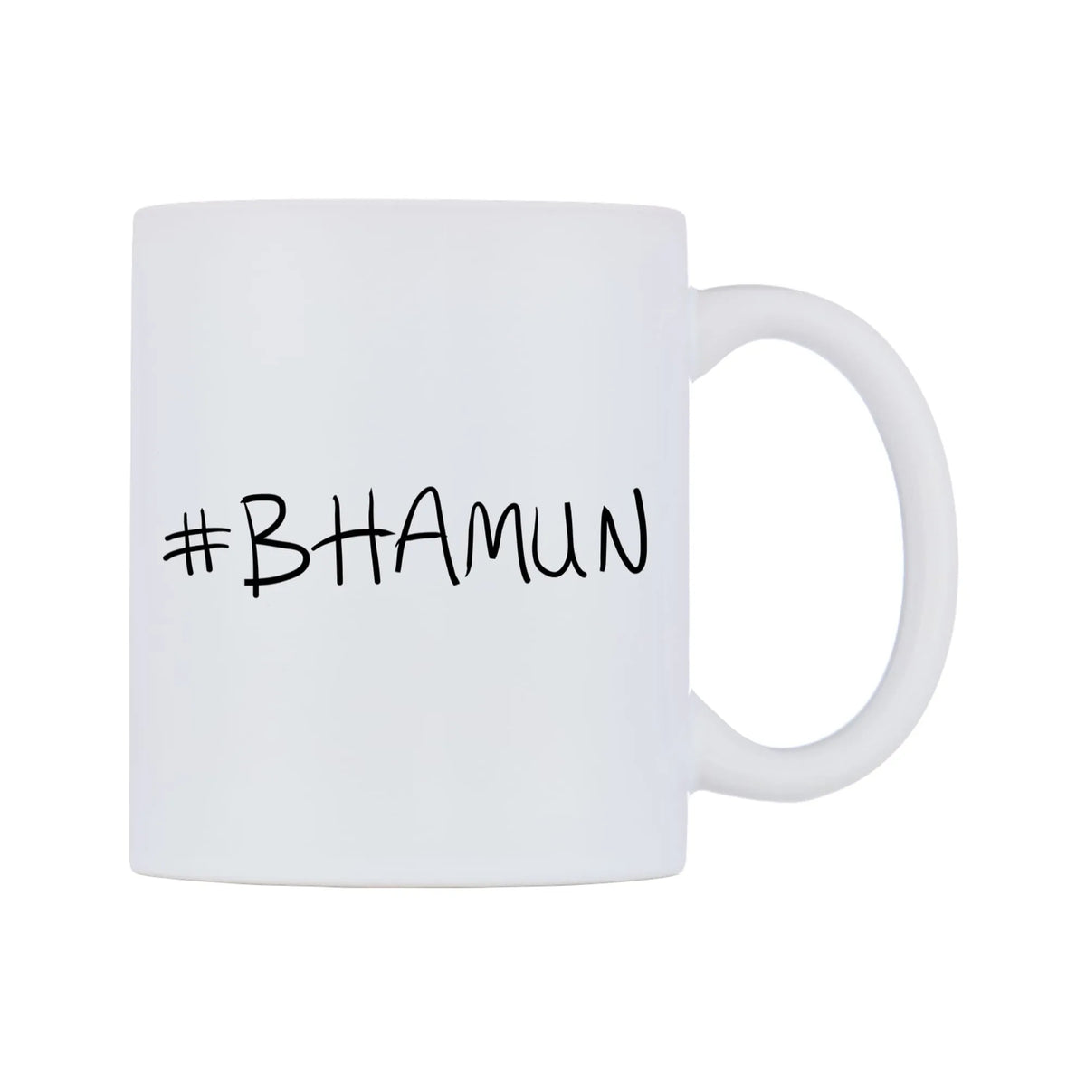 BHAMUN Mug — mug, left side, on a white background