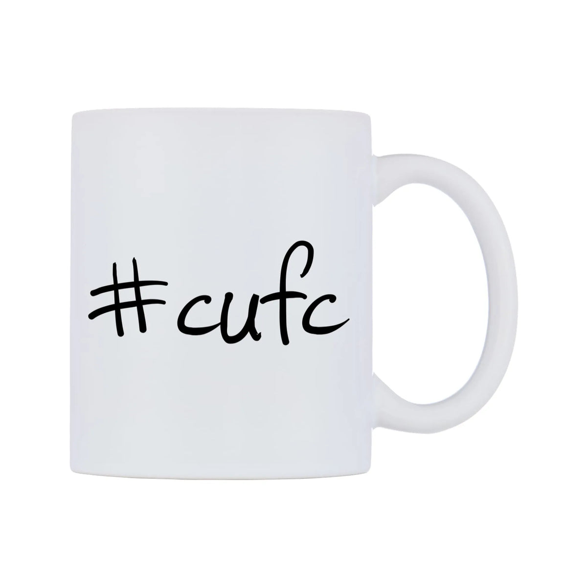cufc Mug — mug, left side, on a white background