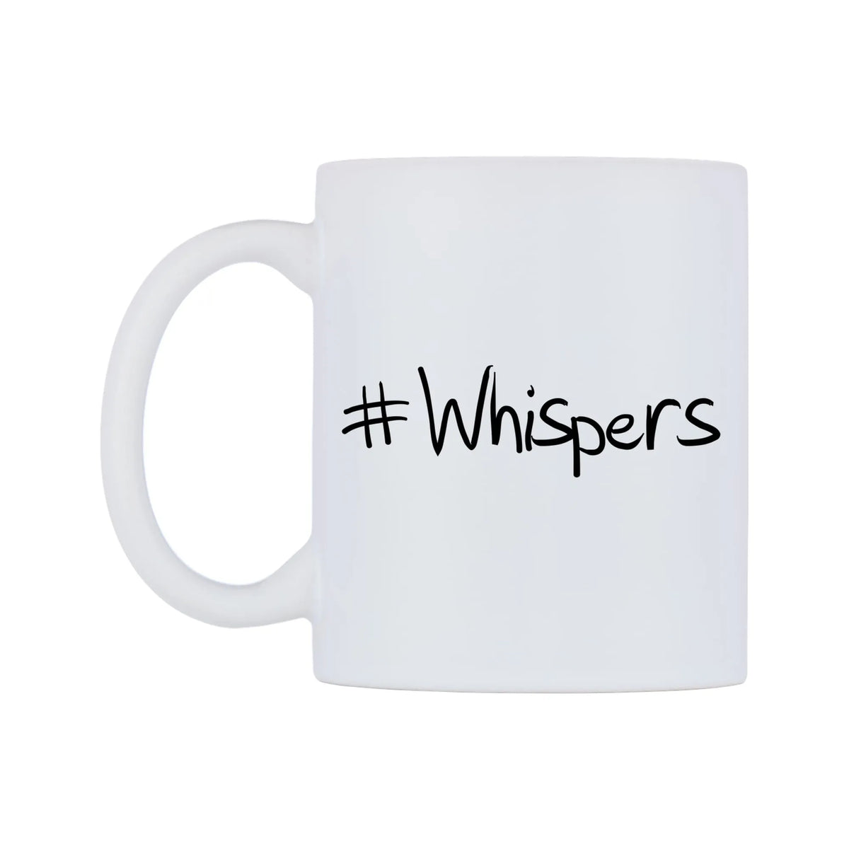 Whispers Mug — mug, right side, on a white background